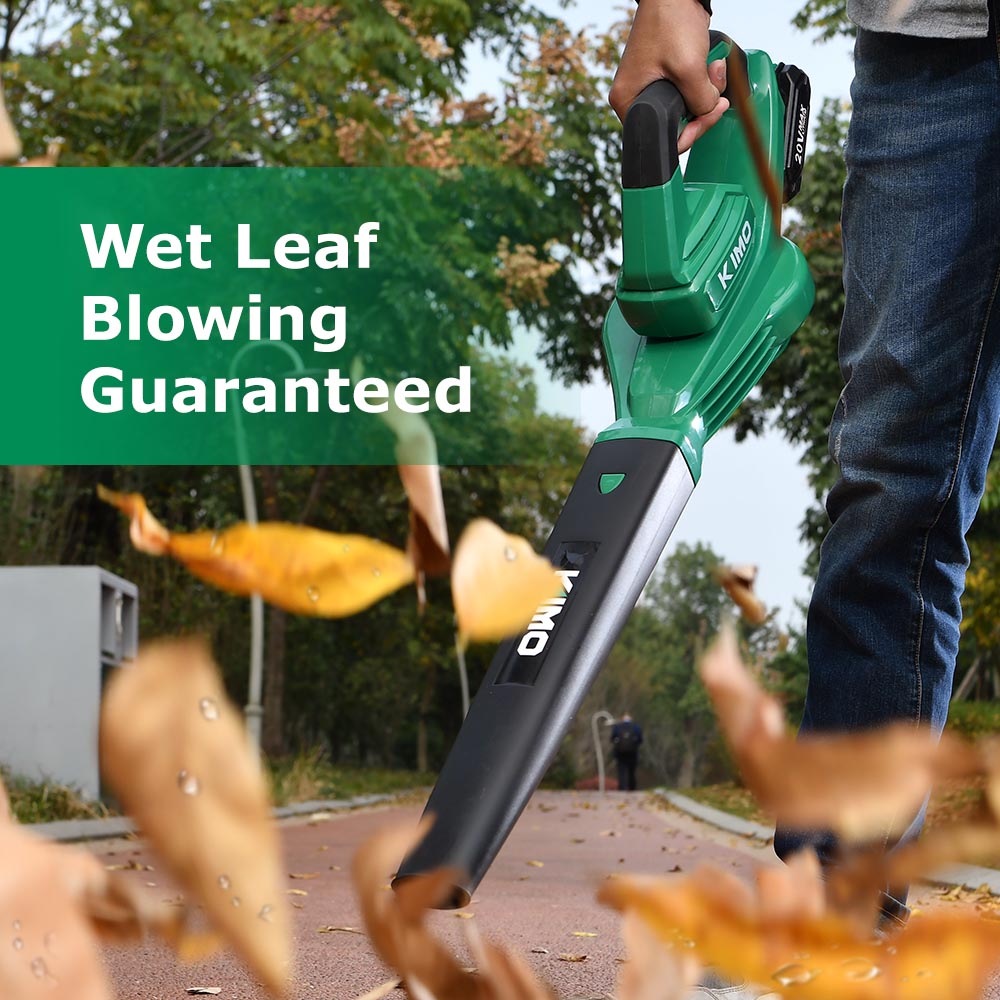 KIMO Cordless Leaf Blower, Sweeper & Vacuum 